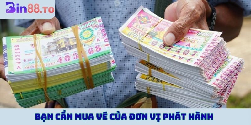 Bạn cần mua vé của đơn vị phát hành