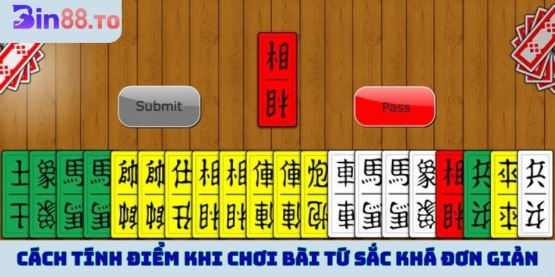 Cách tính điểm khi chơi bài tứ sắc khá đơn giản