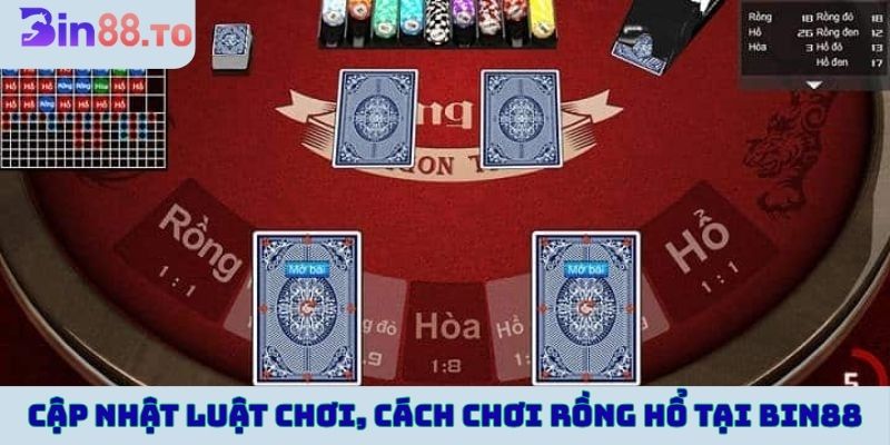 Cập nhật luật chơi, cách chơi bài rồng hổ tại Bin88